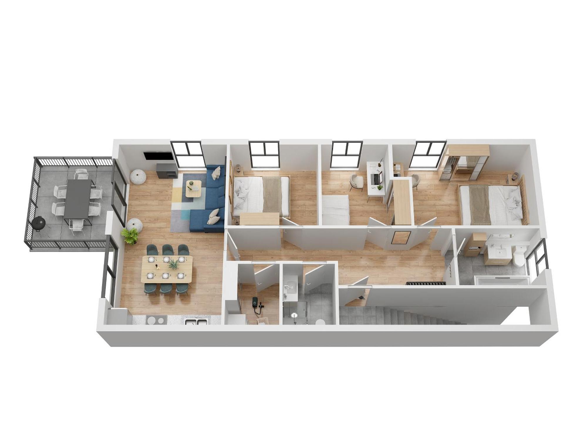 Moderne & Familienfreundliche Ferienwohnung Am Goitzschesee Pouch Luaran gambar